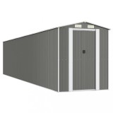 Cumpara ieftin Sopron de gradina, gri deschis, 192x938x223 cm, otel galvanizat