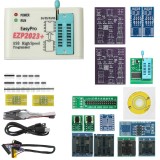 Kit Programator EEPROM BIOS EZP2023 + 15 Adaptoare SPI Flash, 24/25/93/95 EEPROM, Router, TV, Auto, DVD, PC, HDD - Citire/Scriere Rapida