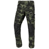 Pantalon Interventie Intarit / Camuflaj-verde - Xl