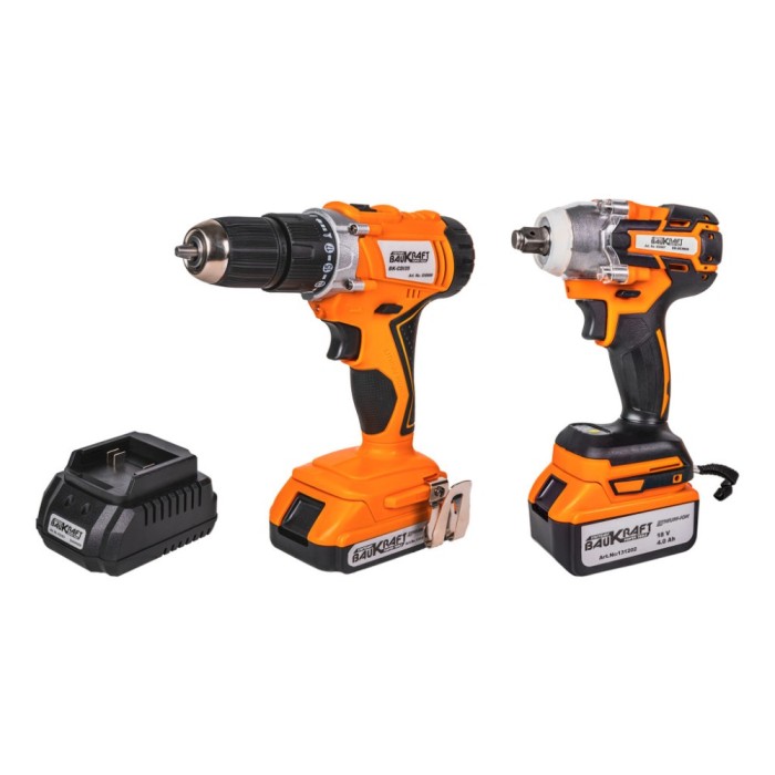 Bormasina percutie si cheie brushless 18V 4A 2Ah BK-CDIBIW3 HardWork ToolsRange