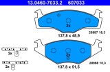 ATE 13.0460-7033.2 set placute frana,frana disc