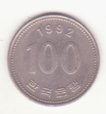 Coreea de Sud 100 won 1992 foto