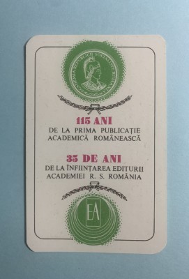 Calendar 1983-115 ani de la prima publicație academică Rom&amp;acirc;nească foto