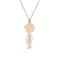 Colier personalizat baietel din argint 925 placat cu aur roz