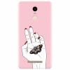 Husa silicon pentru Xiaomi Remdi Note 3, Butterfly In Hand
