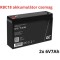 Pachet de baterii de &icirc;nlocuire APC RBC18 (2x 6V 7Ah)