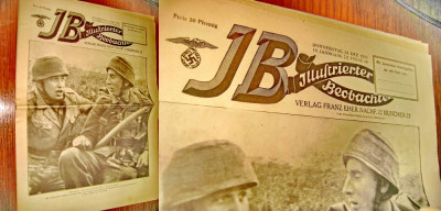 B80-I-ww2-3 Reich-Illustrierte Beobachter-Observatorul ilustrat-Revista nazista. foto