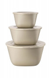 Koziol set recipiente de depozitare cu capace Connect Box Stockholm Organic Nature 3-pack