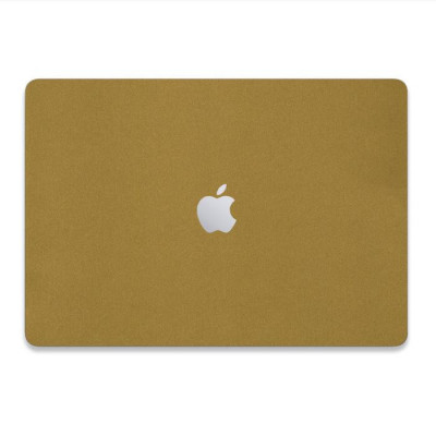 Folie Skin Compatibila cu Apple MacBook Pro 16 2019 Wrap Skin Gold Matt foto