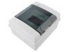 Carcasă pentru aparatură modulară IP65 gri deschis 6 module