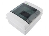 Carcasă pentru aparatură modulară IP65 gri deschis 6 module