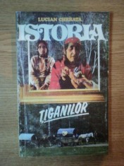 ISTORIA TIGANILOR , ORIGINE , SPECIFIC , LIMBA de LUCIAN CHERATA , 1993 *PREZINTA HALOURI DE APA foto