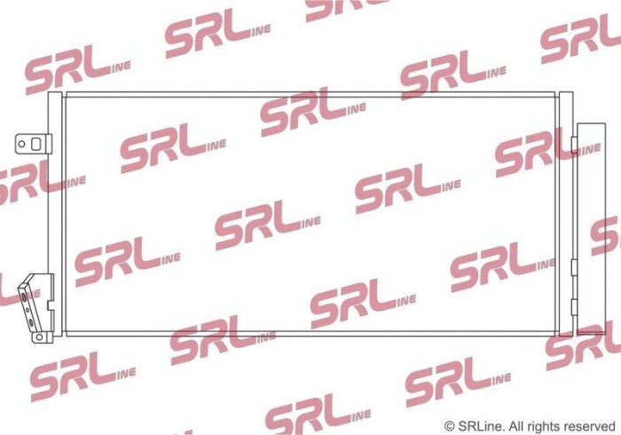 Condensator climatizare AC Fiat Doblo; Opel Combo, motor: 1.3 MultiJet, 1.6 MultiJet, 2.0 MultiJet, Condensator cu uscator integrat, 665x315x16,