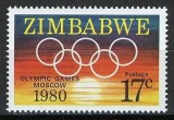 Zimbabwe 1980 - Jocurile Olimpice Moscova, neuzat