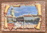 D1 - Magnet frigider - tematica turism - Sibiu - Romania 92