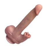 Vibrator Rosy Lips with Tongue 23cm Natural