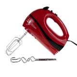 Mixer de mana cu 5 viteze,putere 300W, rosu / ZLN 8401