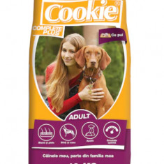 Hrana uscata pentru caini Cookie, Complete Plus Adult, Pui, 10 Kg