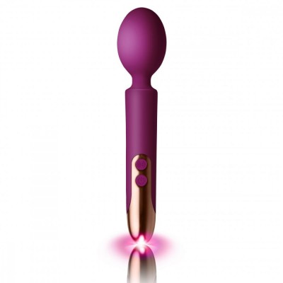 Vibrator Wand Oriel 10 Moduri Vibratii Silicon USB Fuschia 21.2 cm foto