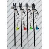 SET 4 Avertizori FL JY79 CU 4 Swingeer MKM2 cu iluminare si 4 Tije
