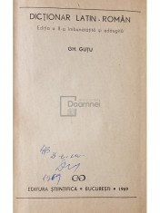 Gh. Gutu - Dictionar latin-roman (Editia: 1969) foto