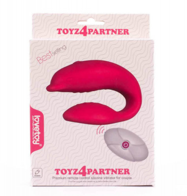 Vibrator Pentru Cupluri Toyz4Partner, Roz foto