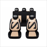 Set Huse Scaune Universale Nero Bej Personalizate cu Kia