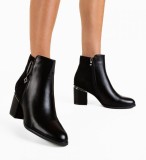 Cumpara ieftin Botine dama Moya Negre