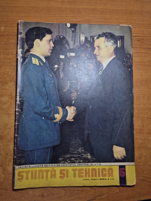 stiinta si tehnica iunie 1981-dumitru prunariu primul roman in spatiul cosmic