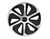 Cumpara ieftin Set 4 capace roti Roco Gri-Negru R15 pentru gama auto Smart, Autohelix MSA
