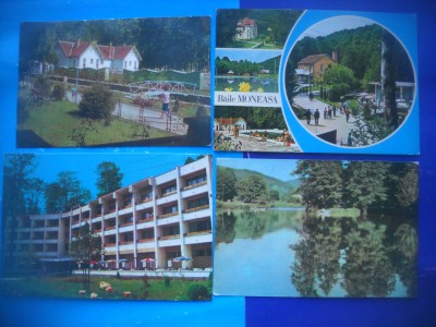 HOPCT LOT 2758 MONEASA-ARAD--4 CARTI POSTALE-CIRCULATE foto