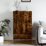 Dulap &icirc;nalt, stejar afumat, 69,5x31x115 cm, lemn prelucrat, vidaXL