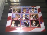 TIMBRE COLITA MALAWI BARACK OBAMA, Nestampilat