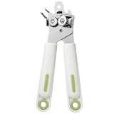 Desfacator de Conserve 3 in 1, Cyrax, Instrument pentru Deschis Conserve, Sticle, Otel inoxidabil, Simplu de Utilizat, Maner Anti alunecare, 21.5 x 4.