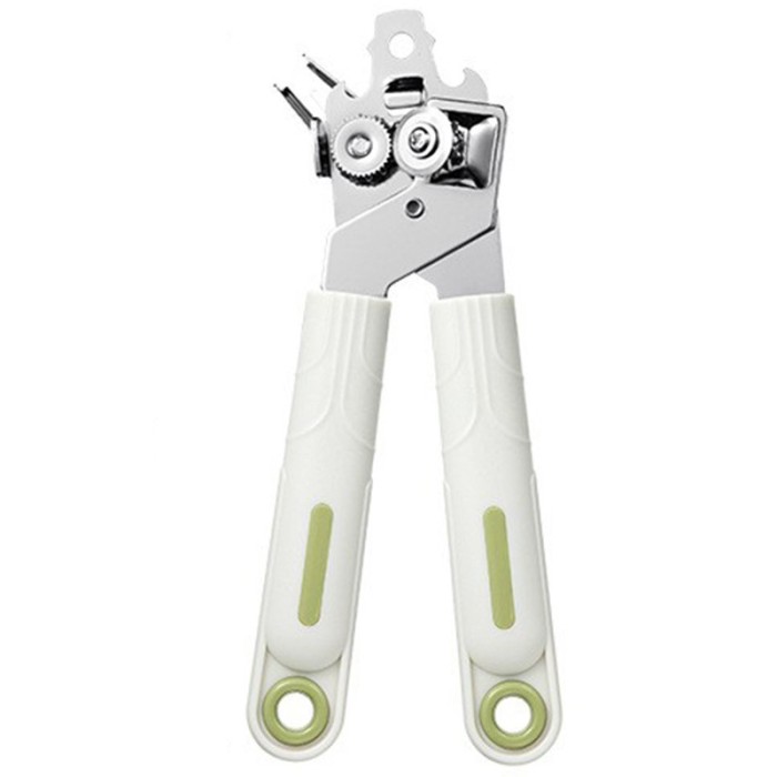 Desfacator de Conserve 3 in 1, Cyrax, Instrument pentru Deschis Conserve, Sticle, Otel inoxidabil, Simplu de Utilizat, Maner Anti alunecare, 21.5 x 4.