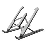 Suport reglabil pentru laptop, 6 pozitii, 10-15 inch, gri, din metal, CMCLASS