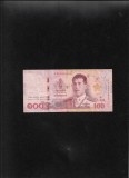 Thailanda 100 baht 2018 seria5891603