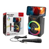 Boxa Portabila ZQS1366, BT, FM, microfon, 24W P.M.P.O, suport telefon