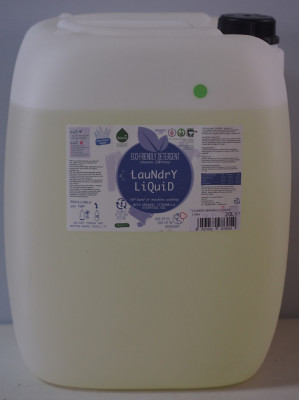 Detergent ecologic vrac pentru rufe albe si colorate lamaie 20L Biolu foto