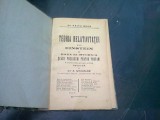 Fritz Beer - Teoria relativitatii a lui Einstein si baza ei istorica 1922