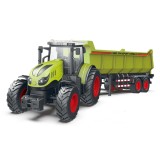 Tractor cu Remorca 50cm, Lumini si Sunete realistice, Jucarie Interactiva pentru Micii Fermieri, 3ani+