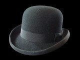 NI1060 Melon fabricat manual, marca Major Wear, Marea Britanie, 100% l&acirc;nă - bowler hat