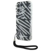 Husa pentru iPhone 16 - Karl Lagerfeld IML Luxury (KLHCP16SHZBPKCCK) - Zebra Pattern&amp;Cord