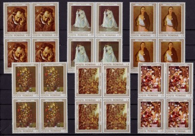 RO 1990 LP 1244 &amp;quot;Tablouri impuscate decembrie 1989&amp;quot; , bloc de 4 , MNH foto