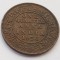347. Moneda India 1 quarter anna 1936