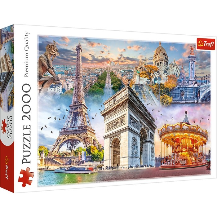 PUZZLE TREFL 2000 WEEKEND IN PARIS SuperHeroes ToysZone
