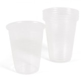 Pahare Plastic, Model Transparent, Capacitate 350ml, Set 30 Bucăți