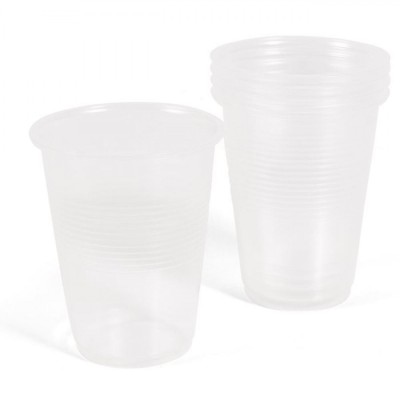 Pahare Plastic, Model Transparent, Capacitate 350ml, Set 30 Bucăți foto