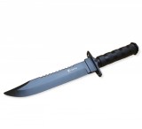 Cumpara ieftin Cutit pentru vanatoare, otel inoxidabil, maner ergonomic, 35 cm, husa inclusa, negru