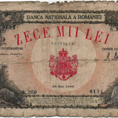 Bancnotă 10.000 lei - Republica Socialistă România, 1946